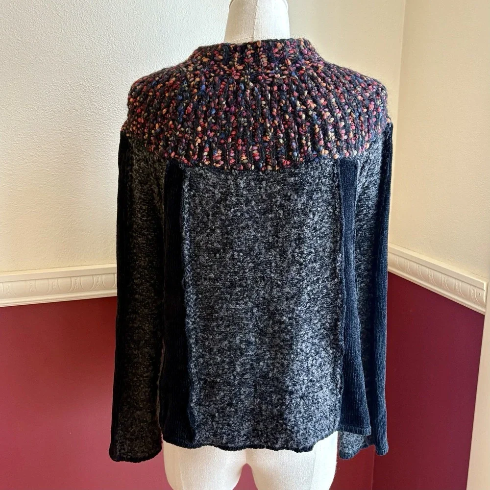 Vintage‎ Anthropologie Curio cardigan chunky knit chenille mohair sweater